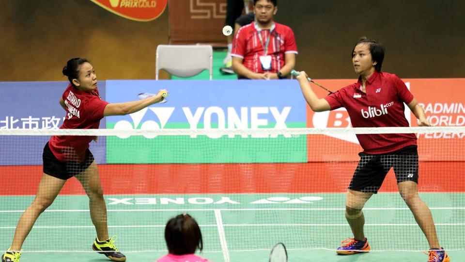 Della Destiara Haris dan Rosyita Eka Putri Sari tumbang di semifinal Indonesia Master 2016 - INDOSPORT